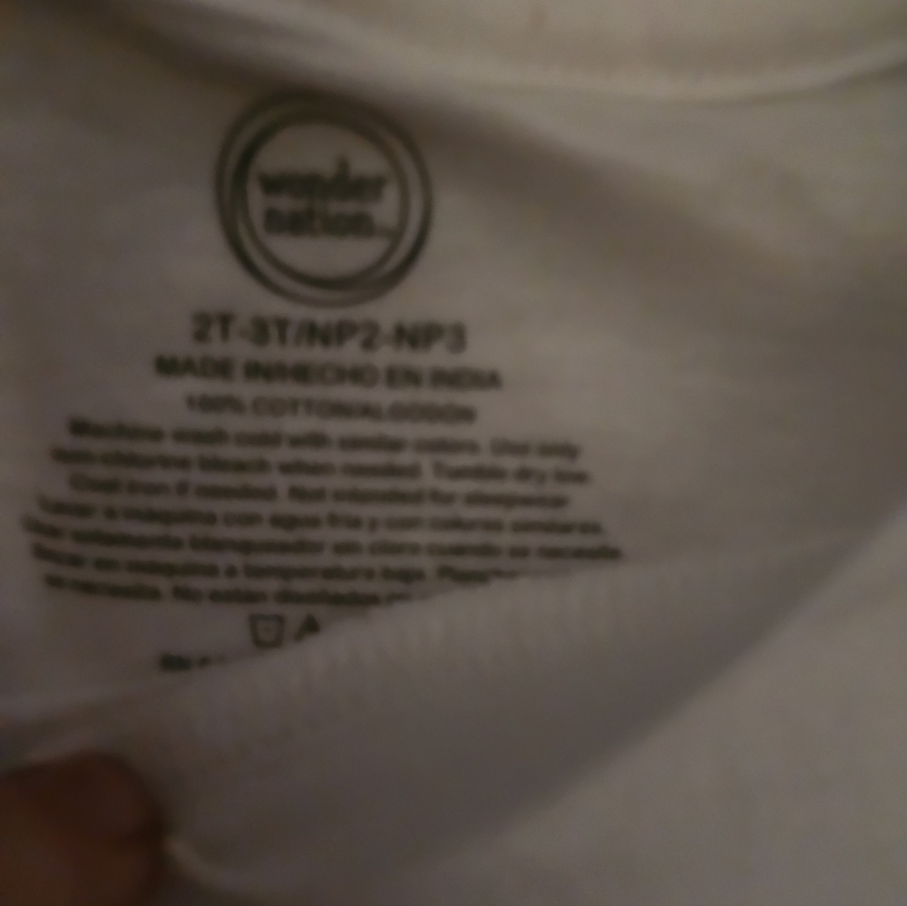 Wonder Nation Classic White Tee
